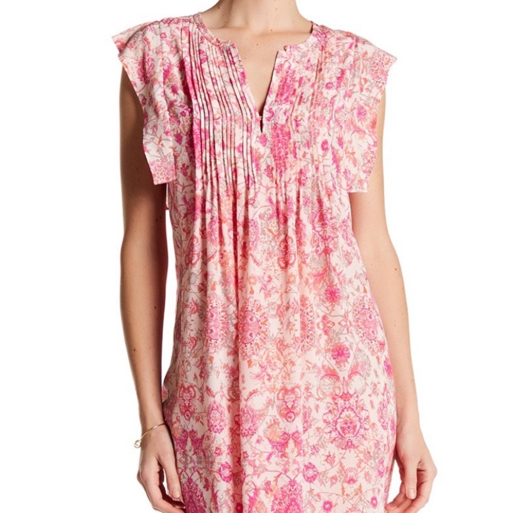 Rebecca Taylor Floral Silk Dress